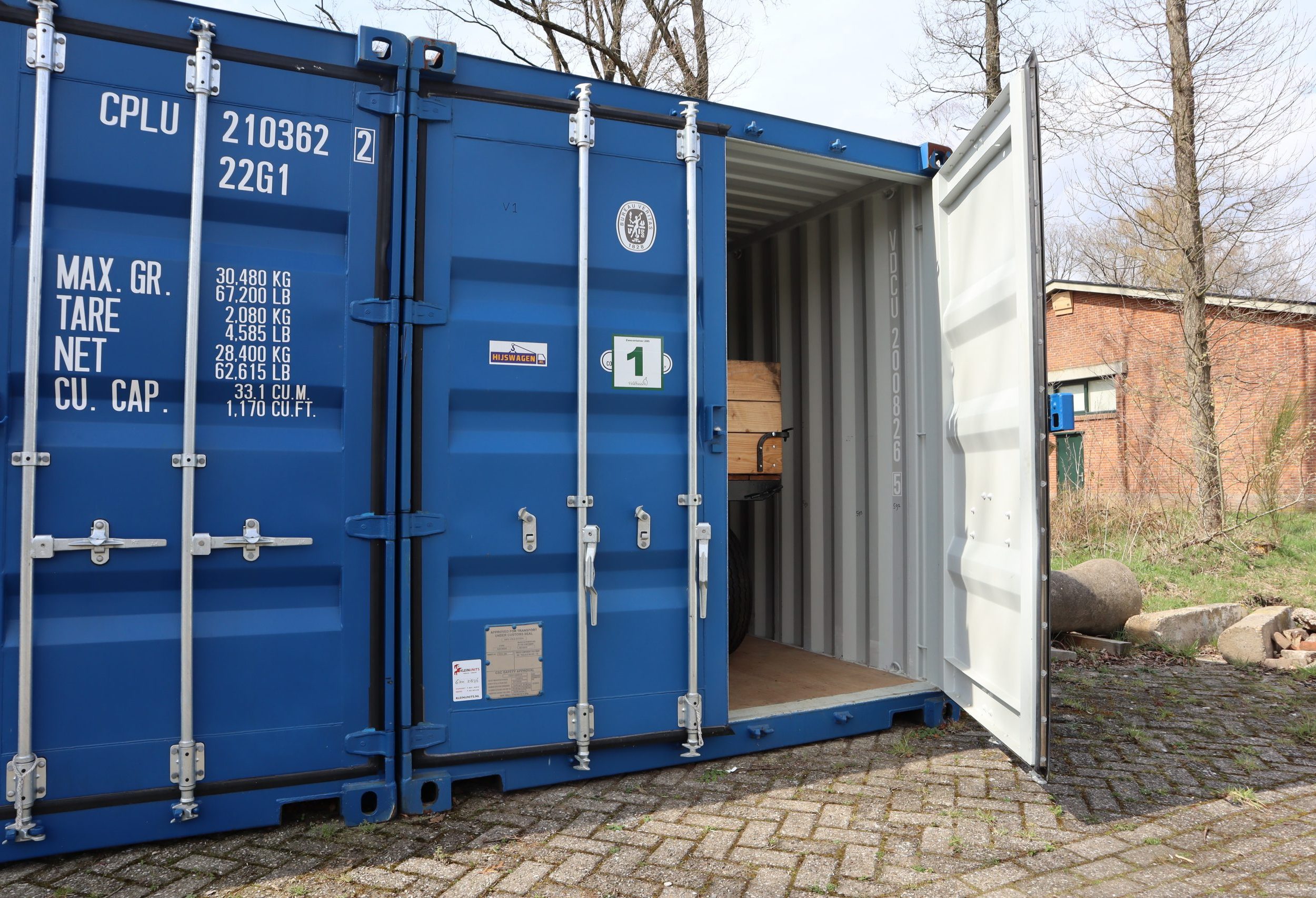 20ft opslagcontainer